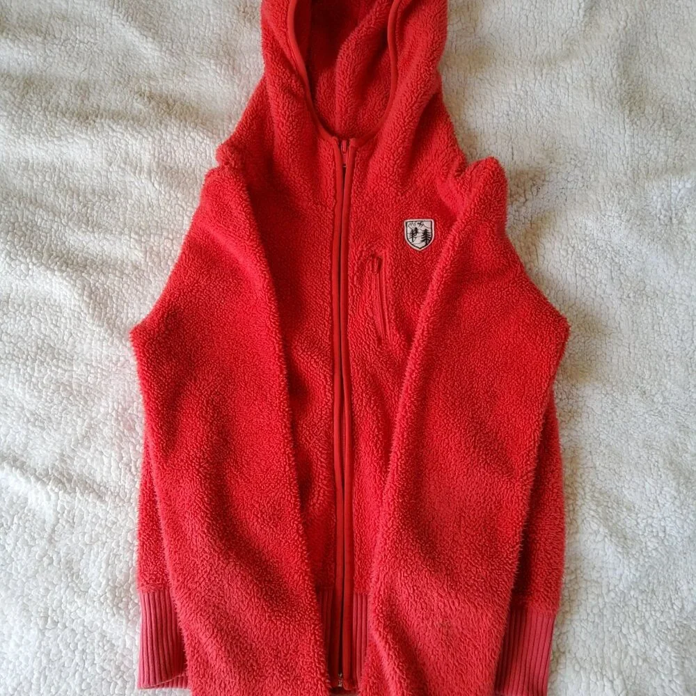 Y2K American Eagle Fleece Jacket Small